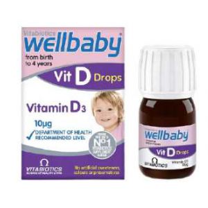 Wellkid vitamin D Drops chống còi xương