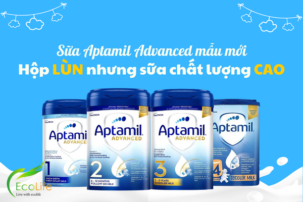 Sữa Aptamil Advance với công thức cải tiến vượt trội hơn hẳn mẫu cũ