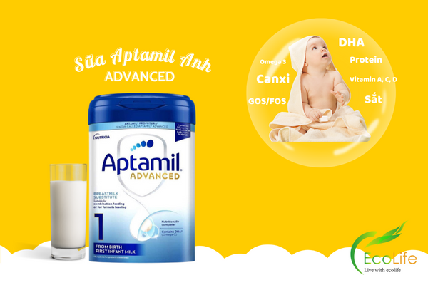 Aptamil Anh số 1 dành cho trẻ từ 0 - 6 tháng tuổi