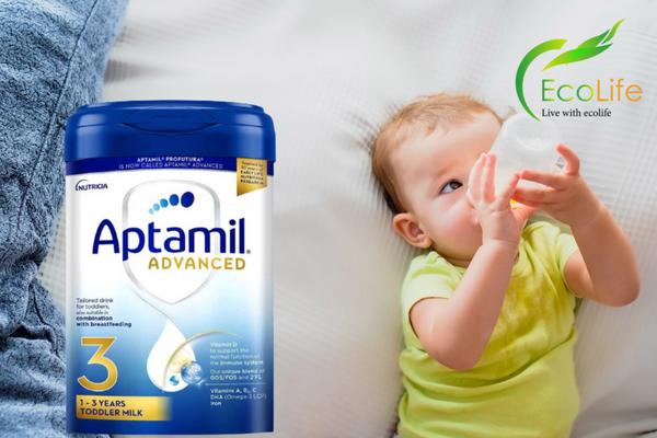  Sữa Aptamil Anh số 3 cung cấp hàm lượng lớn các chất dinh dưỡng cho bé 