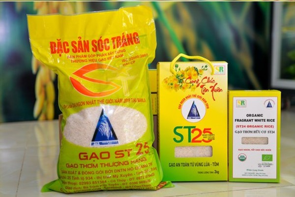 Các sản phẩm gạo ST25