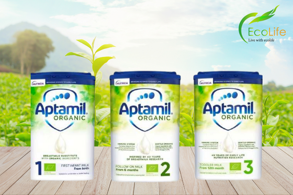 Aptamil Organic - Dòng sữa dành cho trẻ sinh mổ thở khò khè