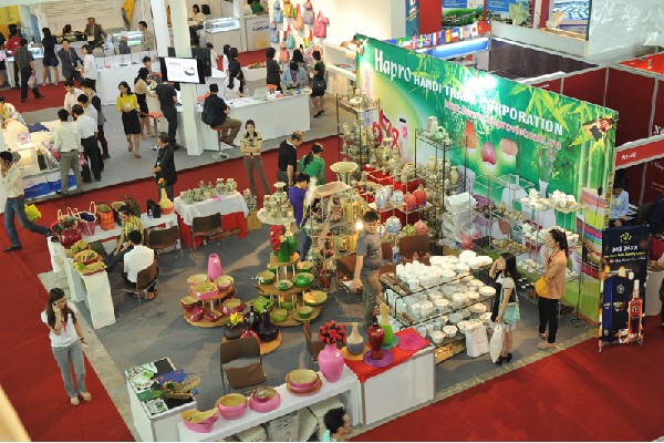  hội chợ triễn lãm là nơi hội tụ hàng trăm doanh nghiệp trong và nước về tham gia
