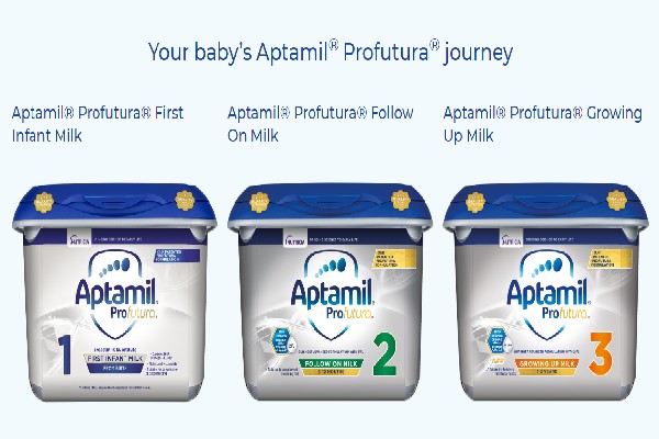 Sữa Aptamil Profutura với 3 công thức chuyên biệt dành cho bé